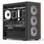 Mini tower pc Aerocool D301A zwart hout ATX-voeding