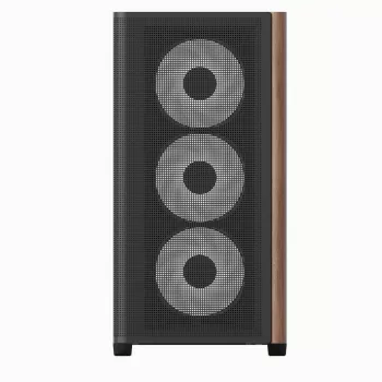 Mini tower pc Aerocool D301A zwart hout ATX-voeding