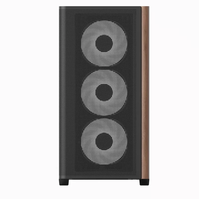Mini tower pc Aerocool D301A zwart hout ATX-voeding