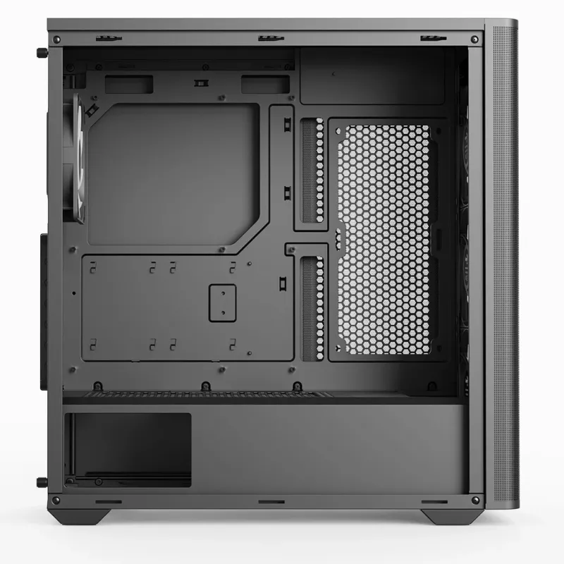 Mini tower pc Aerocool D301A zwart hout ATX-voeding