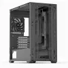 Mini tower pc Aerocool D301A zwart hout ATX-voeding