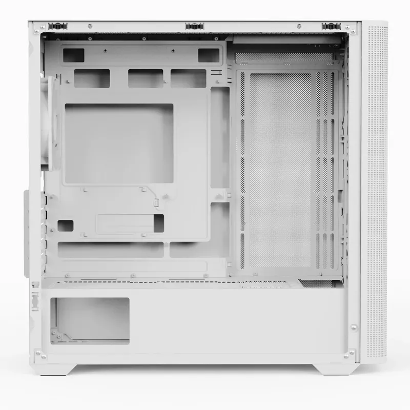 Aerocool D301A mini tower wit, hout
