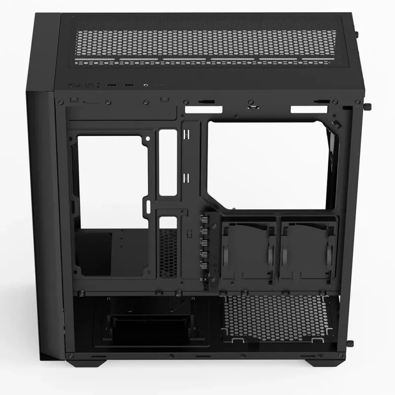 Aerocool D502A midi tower zwart