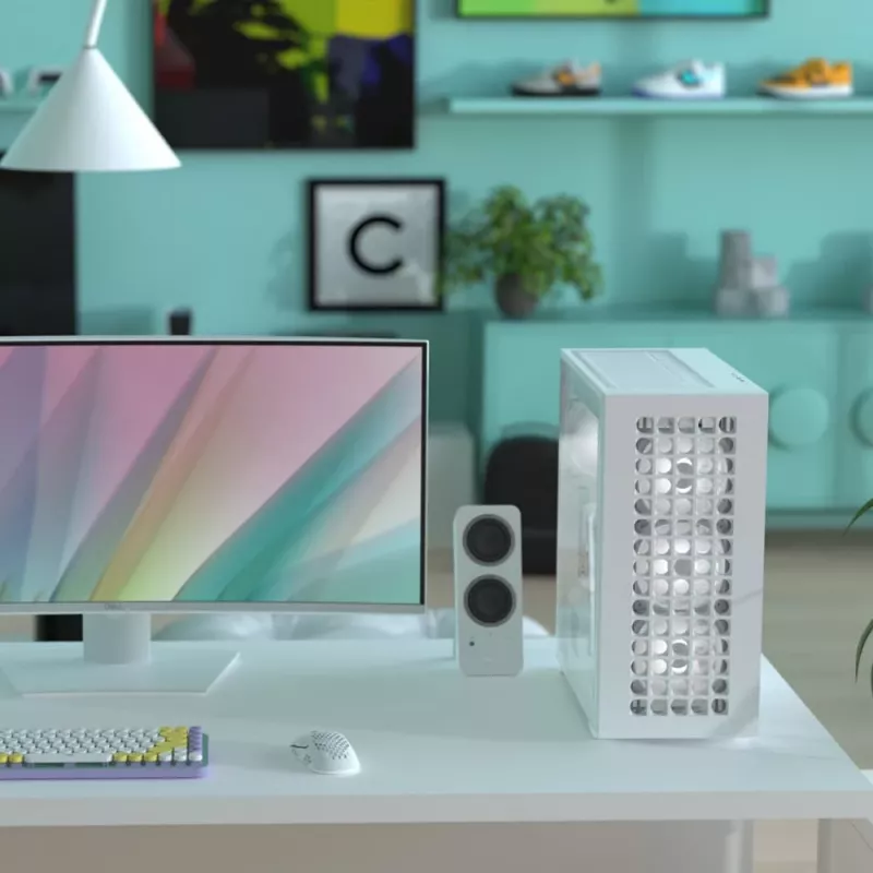 Aerocool D502A midi tower zwart