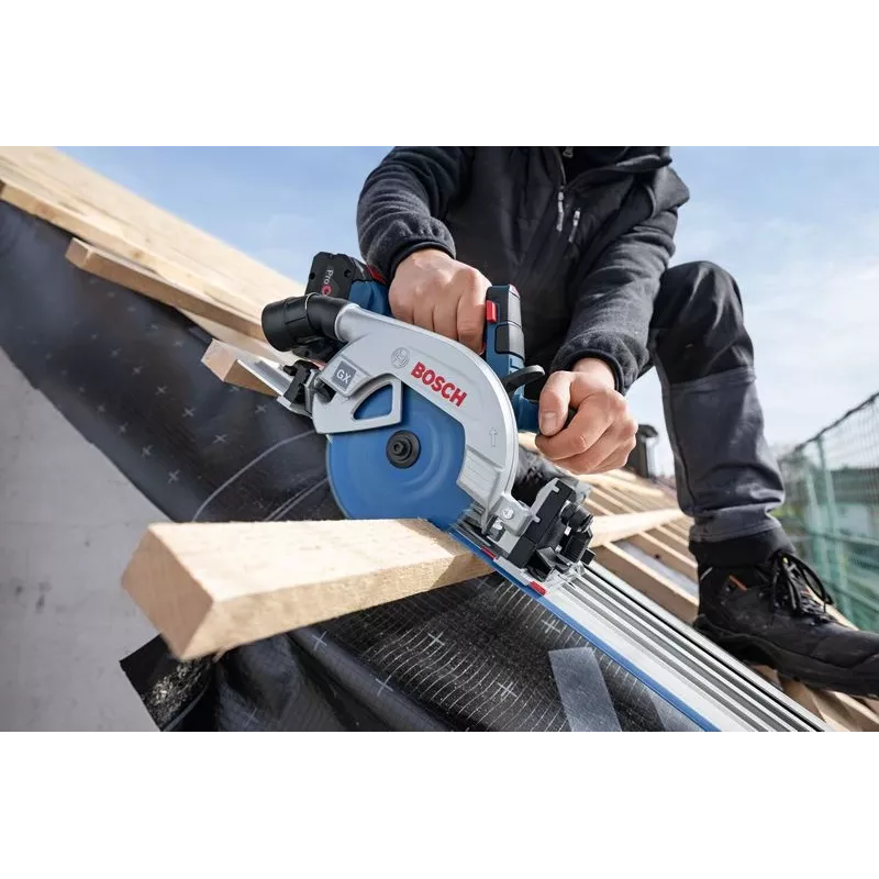 Bosch GKS 18V-57-2 GX 16,5 cm Zwart, blauw 5000 tpm