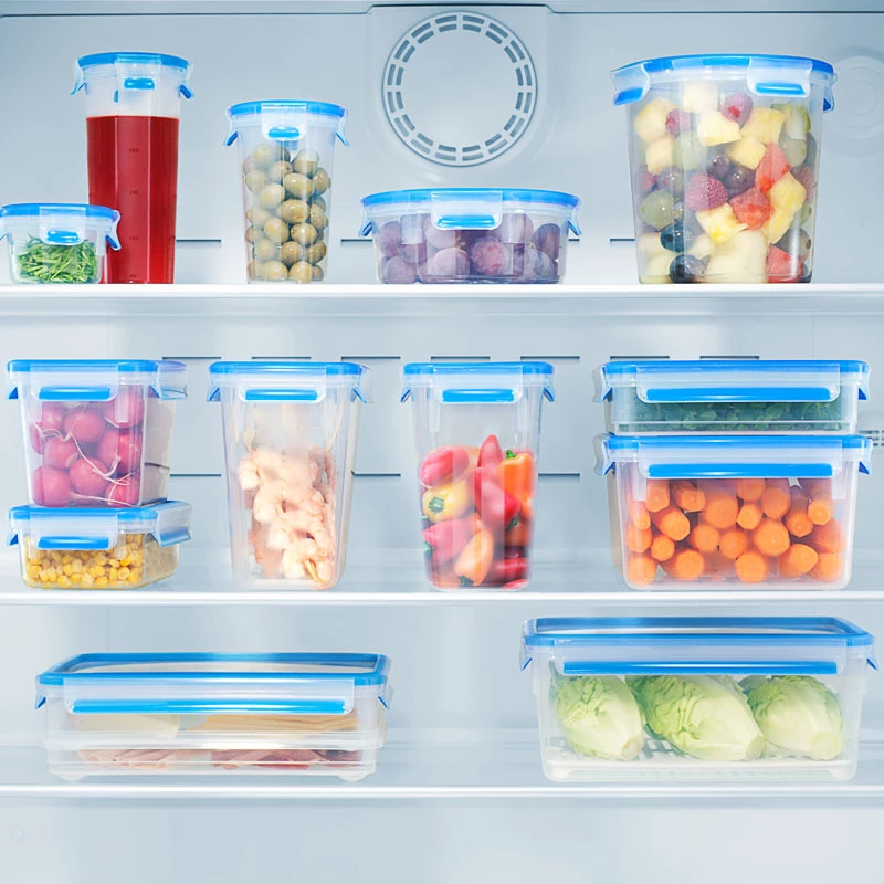 EMSA 508566 Bewaardoos Rechthoekig Set Transparant 3 stuks