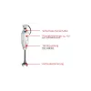 ESGE M 122 S 0,6 L staafmixer 140 W wit