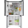 Bosch Serie 6 KFI96APEA French Door koel-vriescombinatie, 574 l (375 l koelkast + 199 l vriezer), energieklasse E, Home Connect, geborsteld roestvrij staal