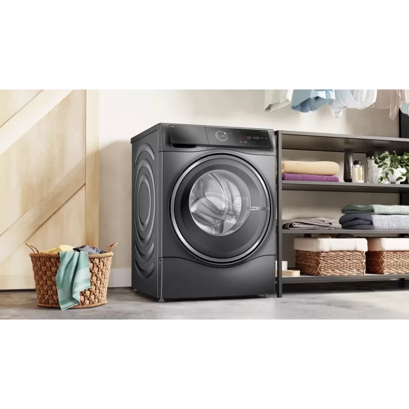 Bosch Serie 8 WNC254AS0 wasdroogcombinatie vrijstaand frontlader roestvrij staal