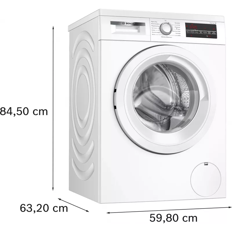 Bosch Serie 6 WUU28T22 frontlader wasmachine, 9 kg, 1351 tpm, energieklasse A, wit