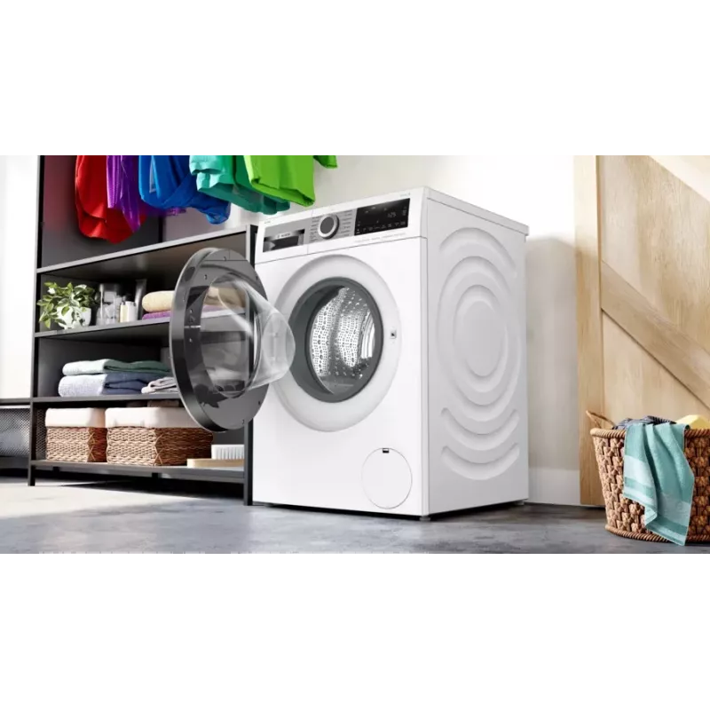 Bosch Serie 6 WGG244F40 wasmachine, frontlader, 9 kg, 1351 tpm, i-DOS, wit/zwart