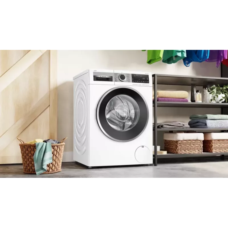 Bosch Serie 6 WGG244F40 wasmachine, frontlader, 9 kg, 1351 tpm, i-DOS, wit/zwart