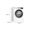 Bosch Serie 6 WGG244F40 wasmachine, frontlader, 9 kg, 1351 tpm, i-DOS, wit/zwart