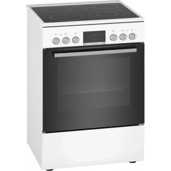 Bosch Serie 4 HKR39C220 fornuis vrijstaand fornuis elektrische keramische kookplaat wit