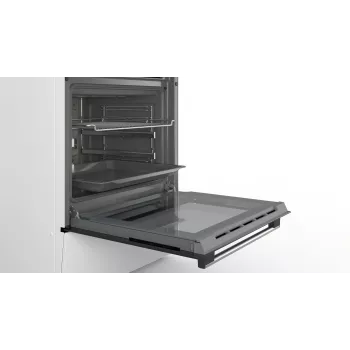 Bosch Serie 4 HKR39C220 fornuis vrijstaand fornuis elektrische keramische kookplaat wit
