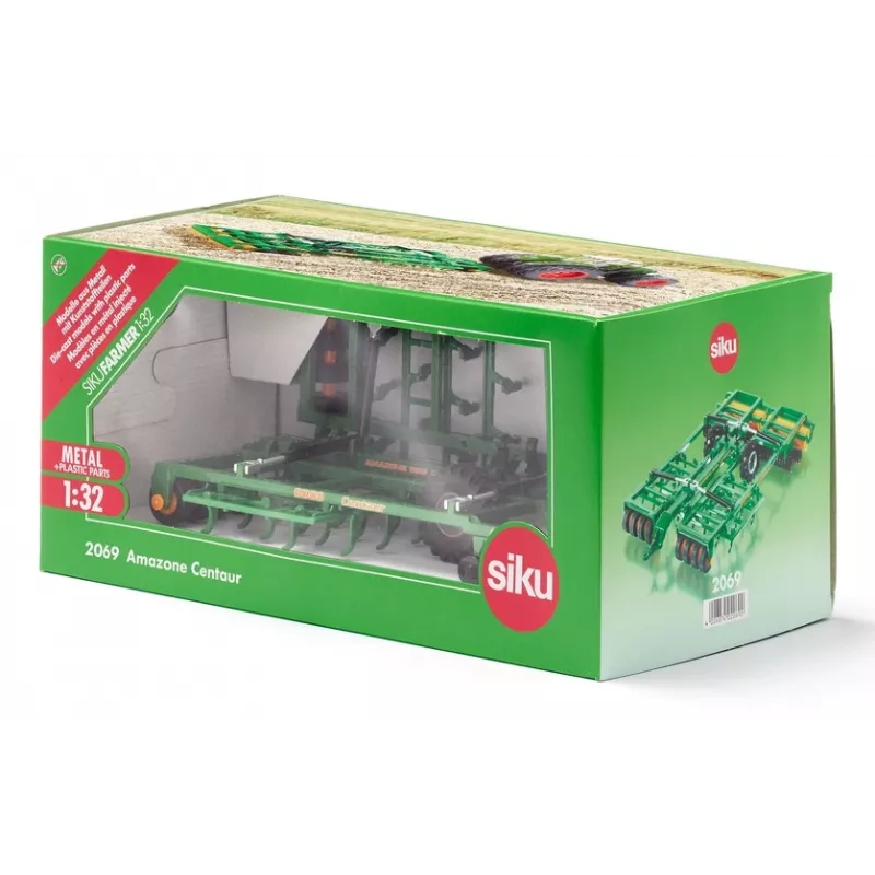 Siku 2069 model op schaal 1:32, landbouwwerktuig, zwart, groen, oranje