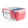 EMSA Clip & Close rechthoekige set coral 4 stuks