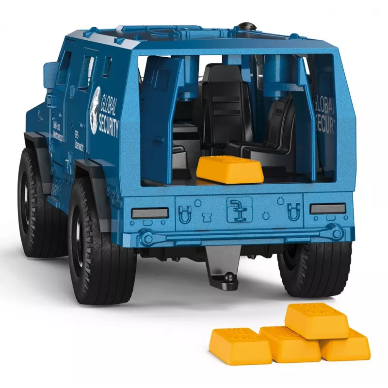Siku geldtransportwagen zwaartransportmodel voorgemonteerd 1:50