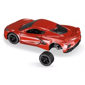 Siku Chevrolet Corvette Stingray sportwagenmodel volledig gemonteerd 1:50