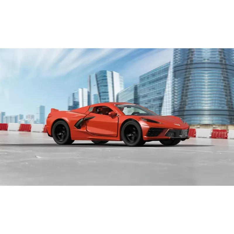 Siku Chevrolet Corvette Stingray sportwagenmodel volledig gemonteerd 1:50