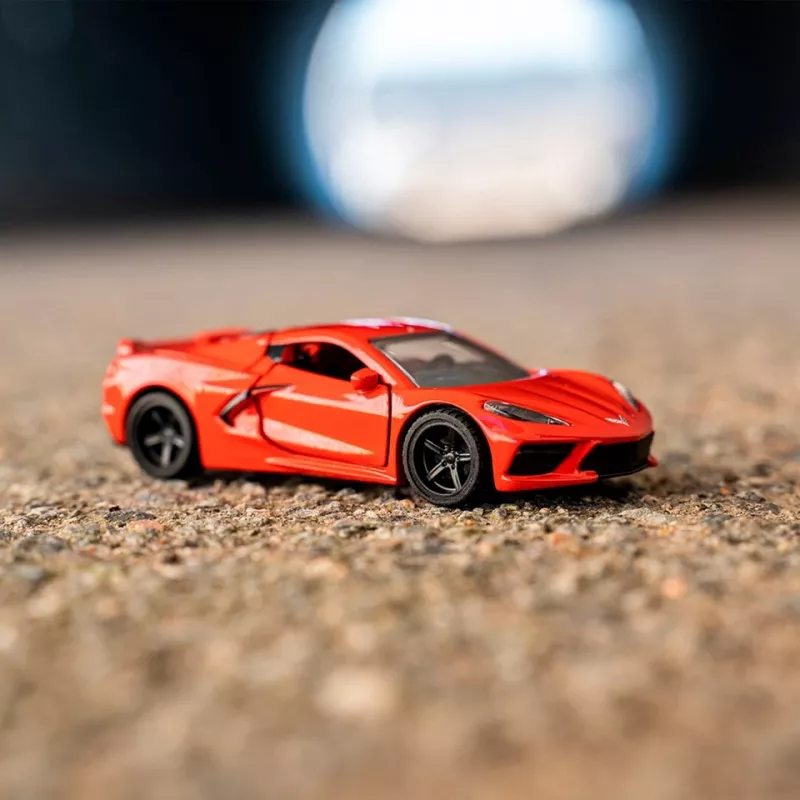 Siku Chevrolet Corvette Stingray sportwagenmodel volledig gemonteerd 1:50