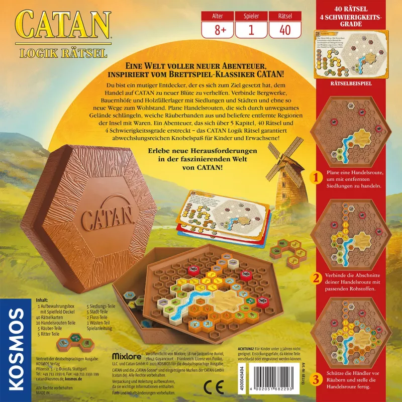 Kosmos Catan vormpuzzel geschiedenis