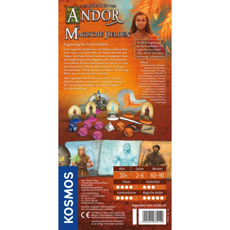 Kosmos De Legenden van Andor - Magische helden bordspel strategie