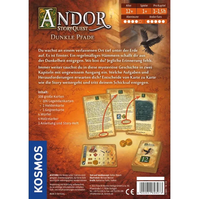 Kosmos Andor StoryQuest bordspel familie