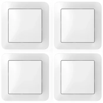 Wandschakelaarset, 4 stuks, Bosch Smart Home, voor slimme actuatoren, wit