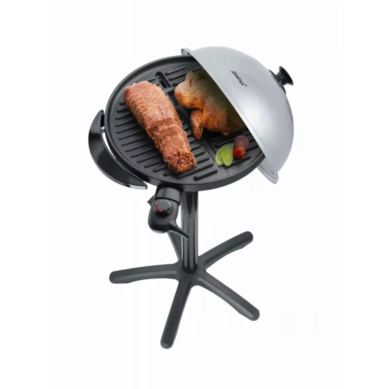 Elektrische grill Steba VG 250 ketel zwart zilver 1800 W