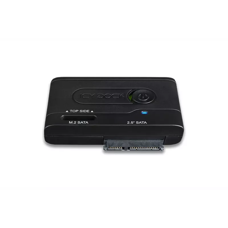 ICY BOX Ez-adapter - 2,5 inch & M.2 SATA harde schijf/SSD naar USB 3.2 Gen 1 adapter