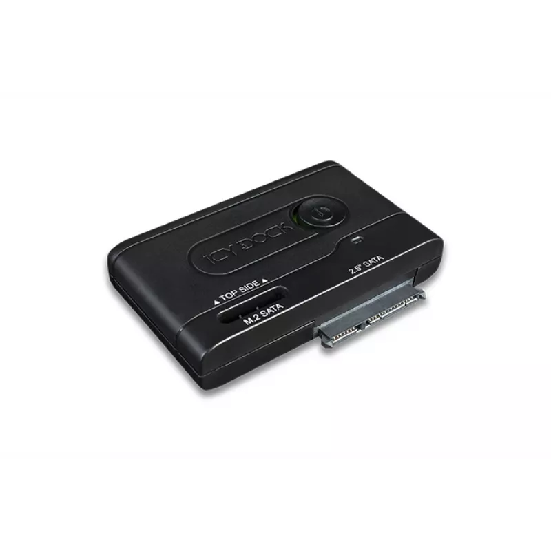 ICY BOX Ez-adapter - 2,5 inch & M.2 SATA harde schijf/SSD naar USB 3.2 Gen 1 adapter