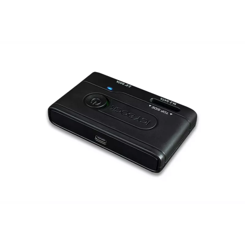 ICY BOX Ez-adapter - 2,5 inch & M.2 SATA harde schijf/SSD naar USB 3.2 Gen 1 adapter