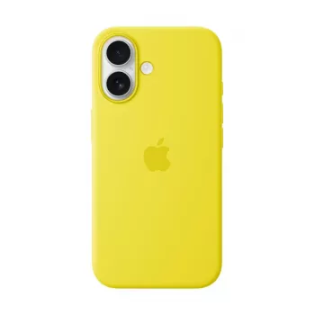 Apple siliconen case met MagSafe iPhone 16 sterrenfruit