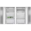 Siemens iQ300 KF96NVPEA French Door side-by-side koelkast, 605 l (405 l + 200 l), zilver