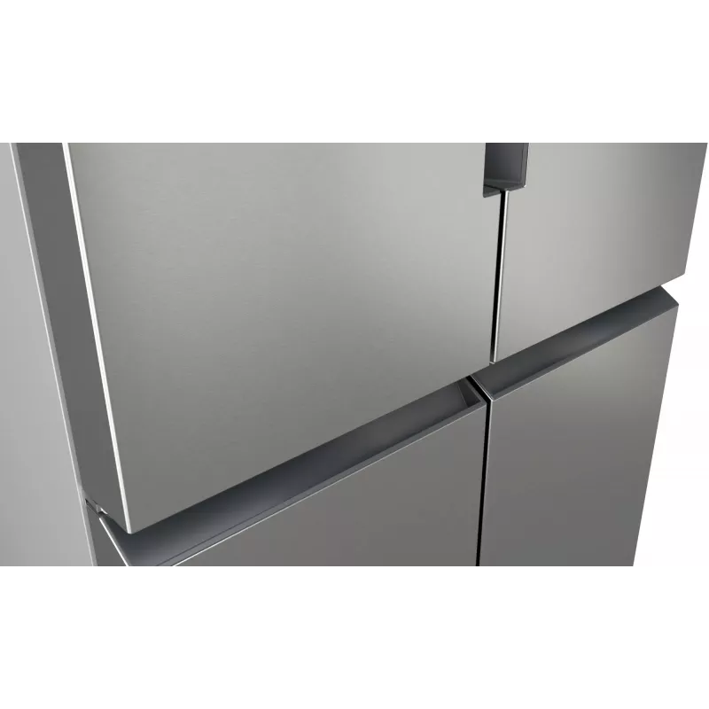 Siemens iQ300 KF96NVPEA French Door side-by-side koelkast, 605 l (405 l + 200 l), zilver