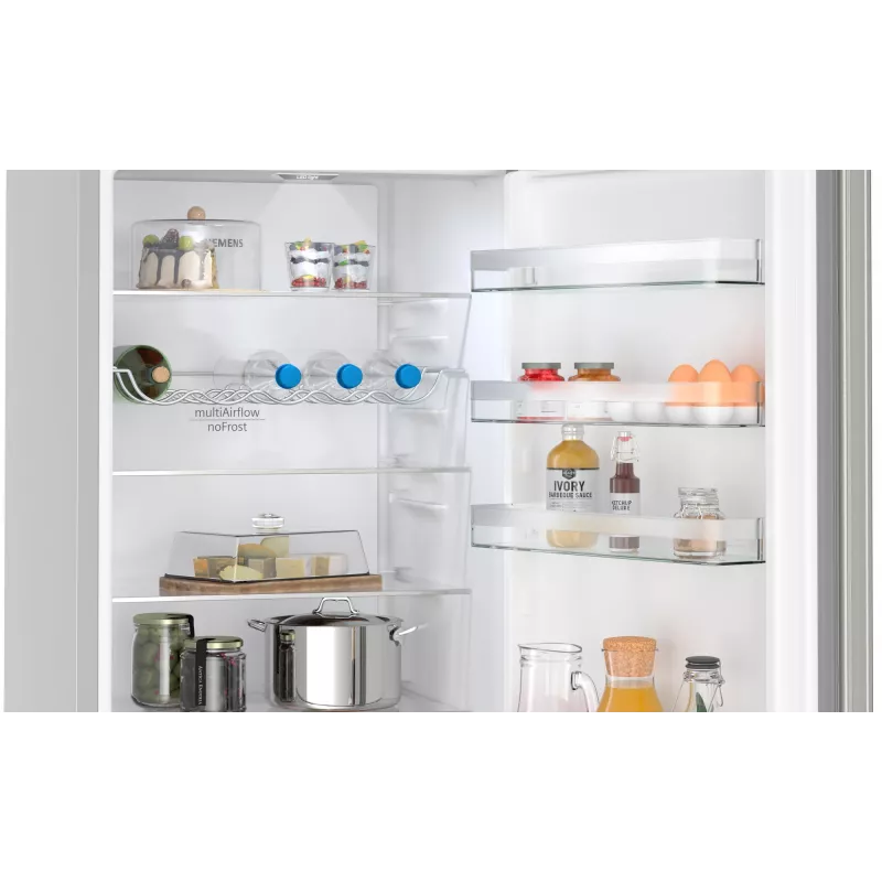 Siemens iQ300 KG39NXICF koel-vriescombinatie vrijstaand 363 L roestvrij staal