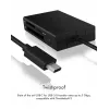 ICY BOX IB-CR401-C3 kaartlezer USB 3.2 Gen 1 (3.1 Gen 1) Type-C zwart