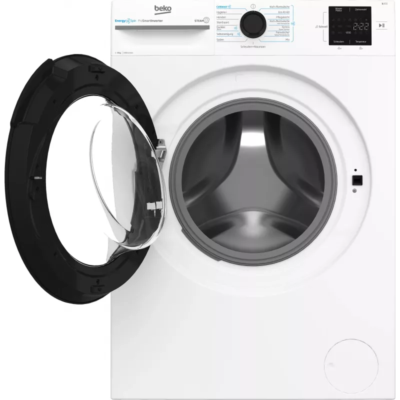 Beko b300 BM3WFU3841X wasmachine frontlader 8 kg 1351 t/min wit