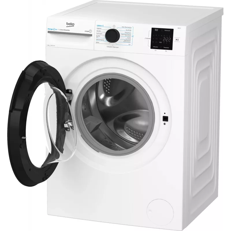 Beko b300 BM3WFU3841X wasmachine frontlader 8 kg 1351 t/min wit