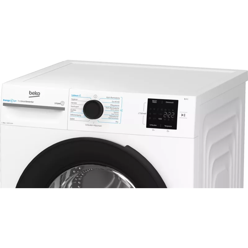 Beko b300 BM3WFU3841X wasmachine frontlader 8 kg 1351 t/min wit
