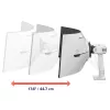 ERGOTRON HX bureaumonitorarm met VHD-pivot – wit