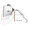 ERGOTRON HX bureaumonitorarm met VHD-pivot – wit