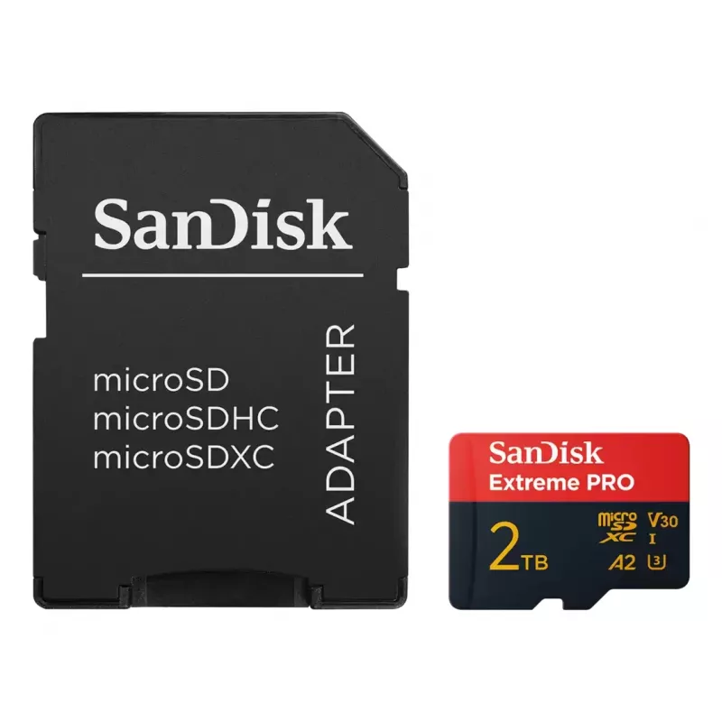 WESTERN DIGITAL Extreme PRO micro SDXC 2 TB + SD-adapter