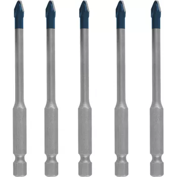 Boorset Bosch EXPERT HEX-92608900598 — 5 stuks voor hardkeramiek