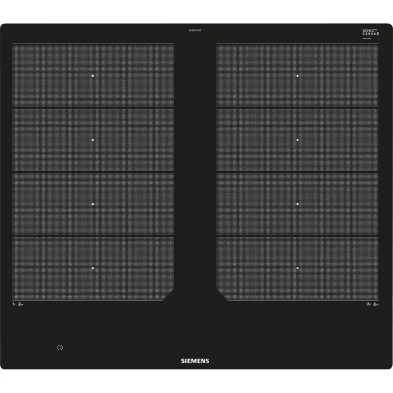 Siemens EX601LXC1E kookplaat zwart ingebouwd zone-inductiekookplaat 4 zone(n)