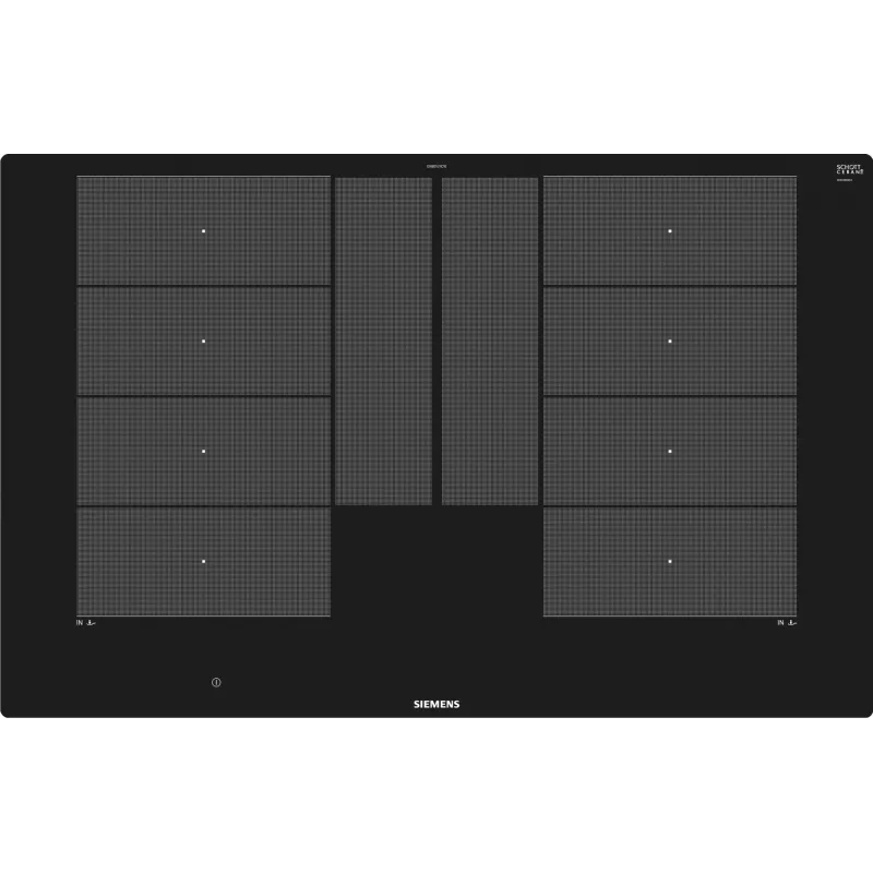 Siemens EX801LYC1E kookplaat zwart ingebouwd zone-inductiekookplaat 4 zone(n)