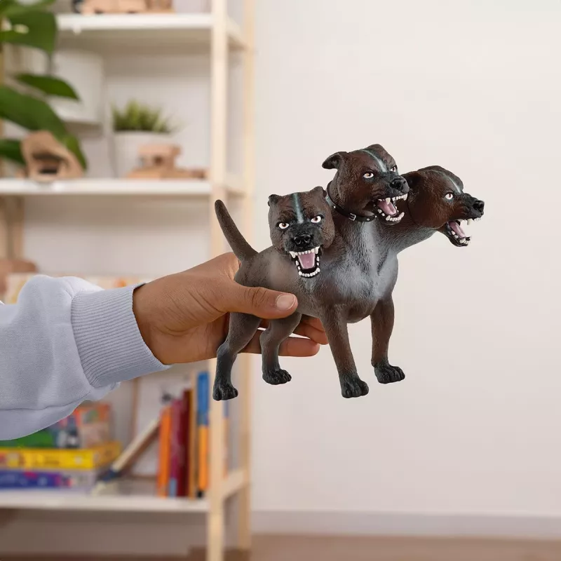 schleich Fluffy, 6 jaar, magische wezens, zwart, bruin, grijs, kunststof