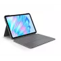 LOGITECH Combo Touch voor iPad Air 11in 5e gen Oxford grijs Qwertz Duits