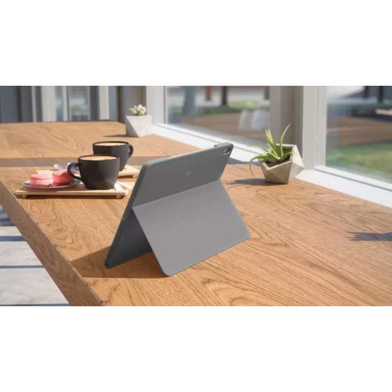 LOGITECH Combo Touch voor iPad Air 11in 5e gen Oxford grijs Qwertz Duits